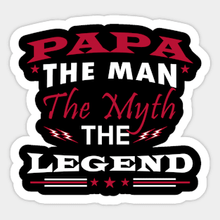 Pappy - The Man The Myth The Legend Sticker